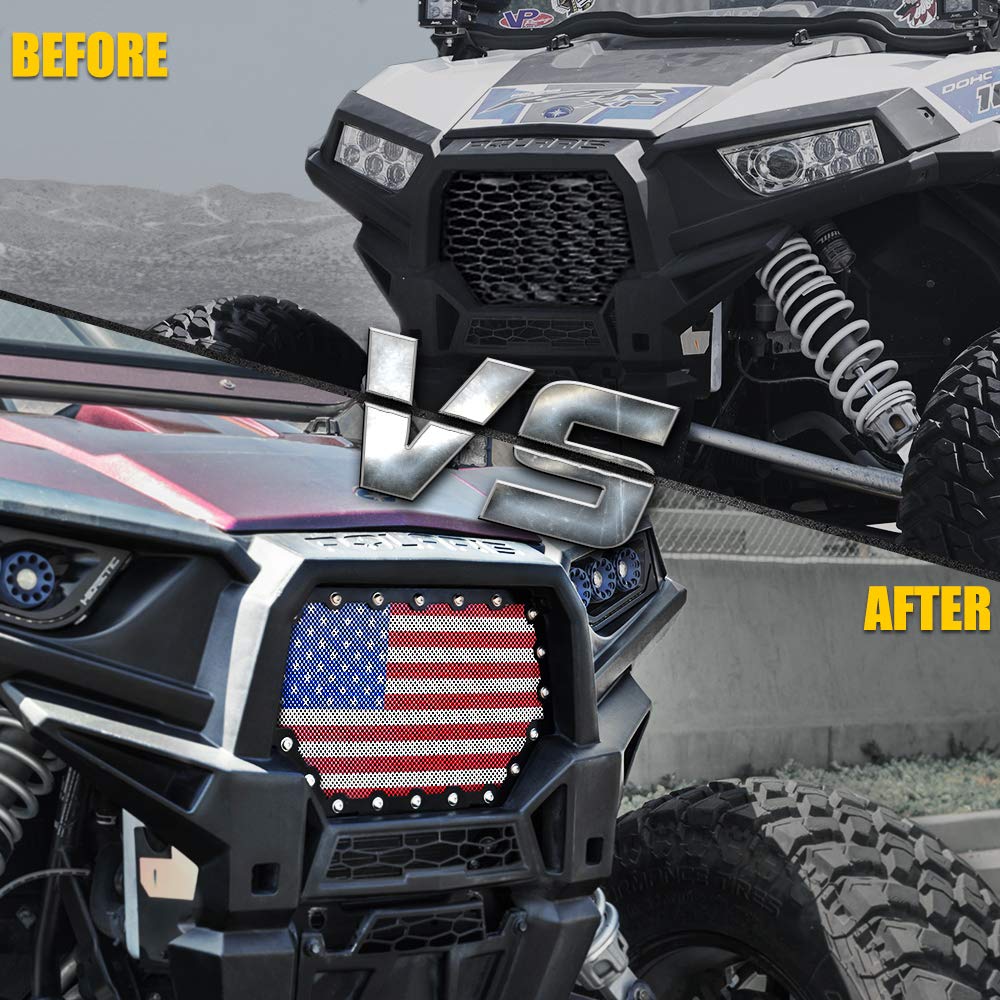 Polaris RZR Black Steel Mesh Grille for 2014-2018 Polaris RZR S 900 & XP 1000