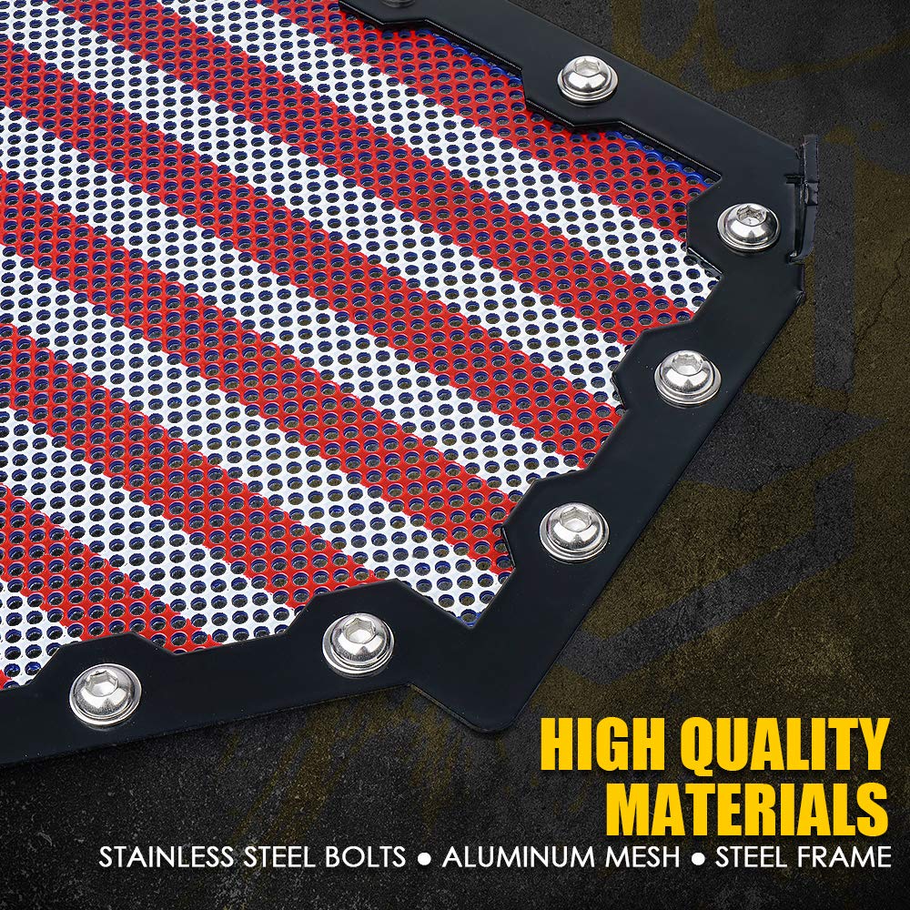 Polaris RZR Black Steel Mesh Grille for 2014-2018 Polaris RZR S 900 & XP 1000