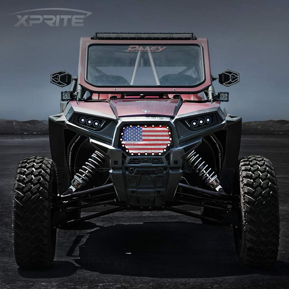 Polaris RZR Black Steel Mesh Grille for 2014-2018 Polaris RZR S 900 & XP 1000