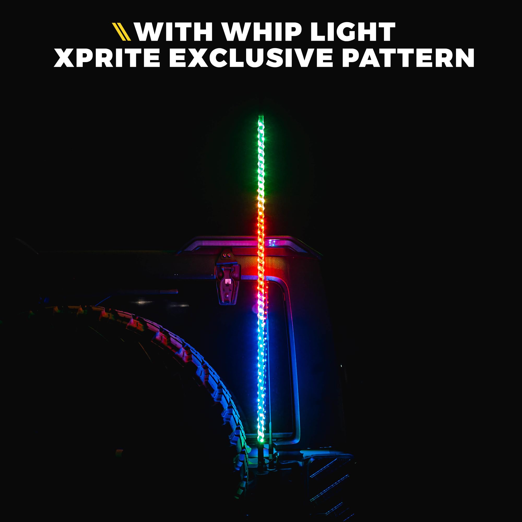 CB Radio Antenna with Whip Light 4FT