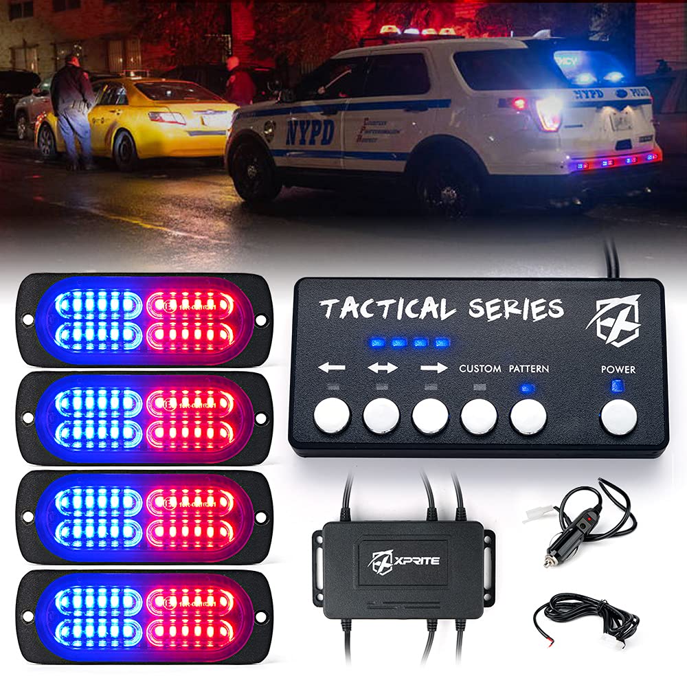 Grille and Surface Mount Light - Set of 4 | Tactical 24 Series
