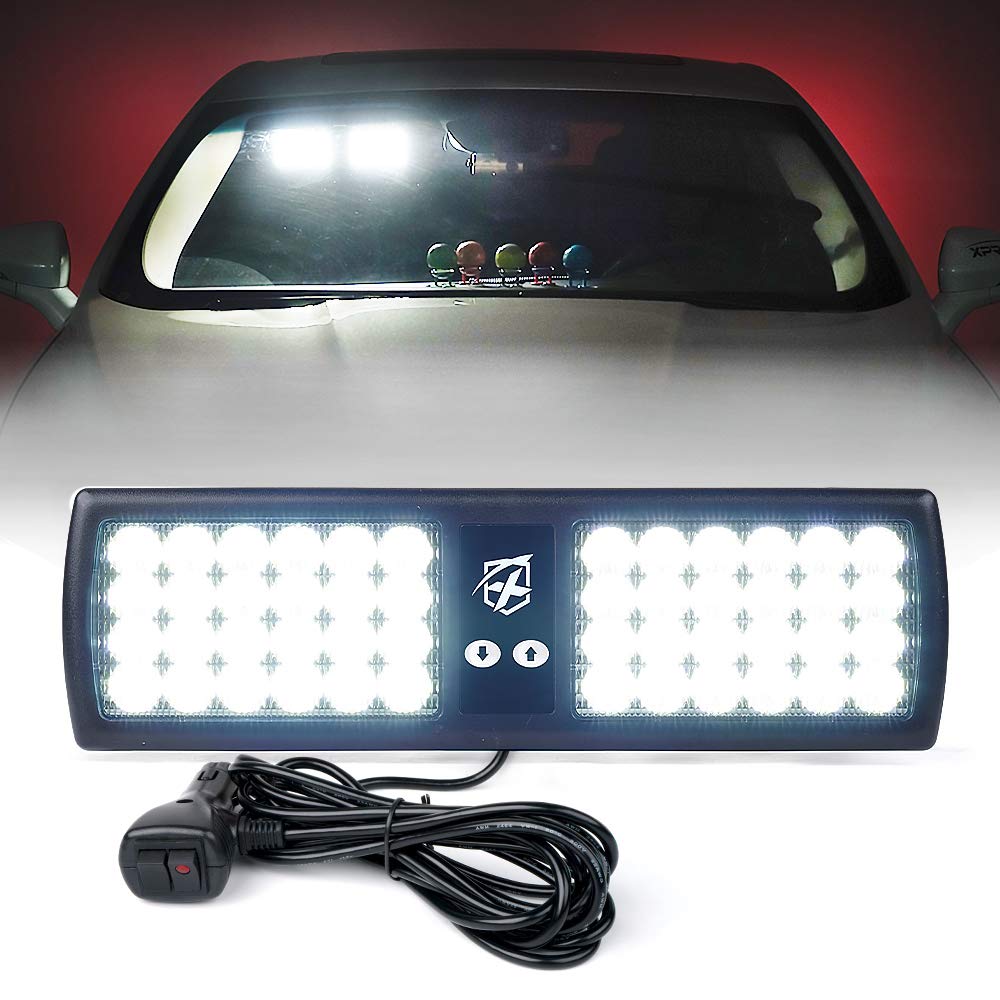Windshield Visor 48 LED Strobe Lights | Decoy Series