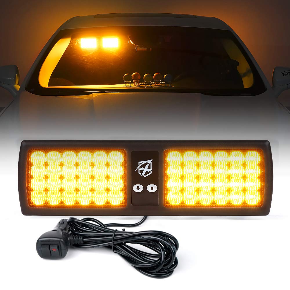 Windshield Visor 48 LED Strobe Lights | Decoy Series