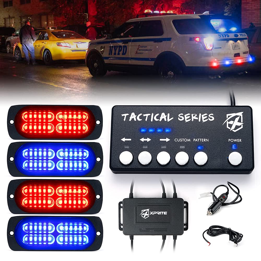 Grille and Surface Mount Light - Set of 4 | Tactical 24 Series