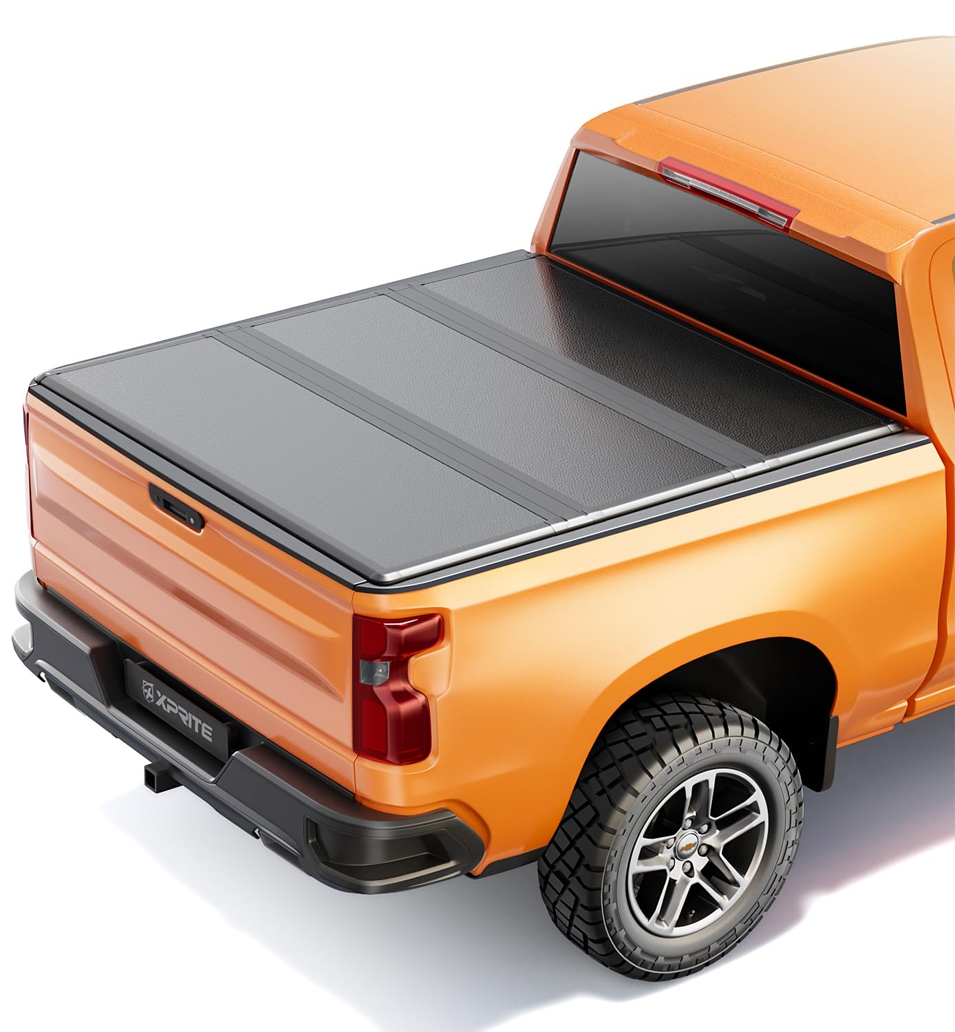 Xprite FRP Hard Tri Fold Truck Bed Tonneau Cover