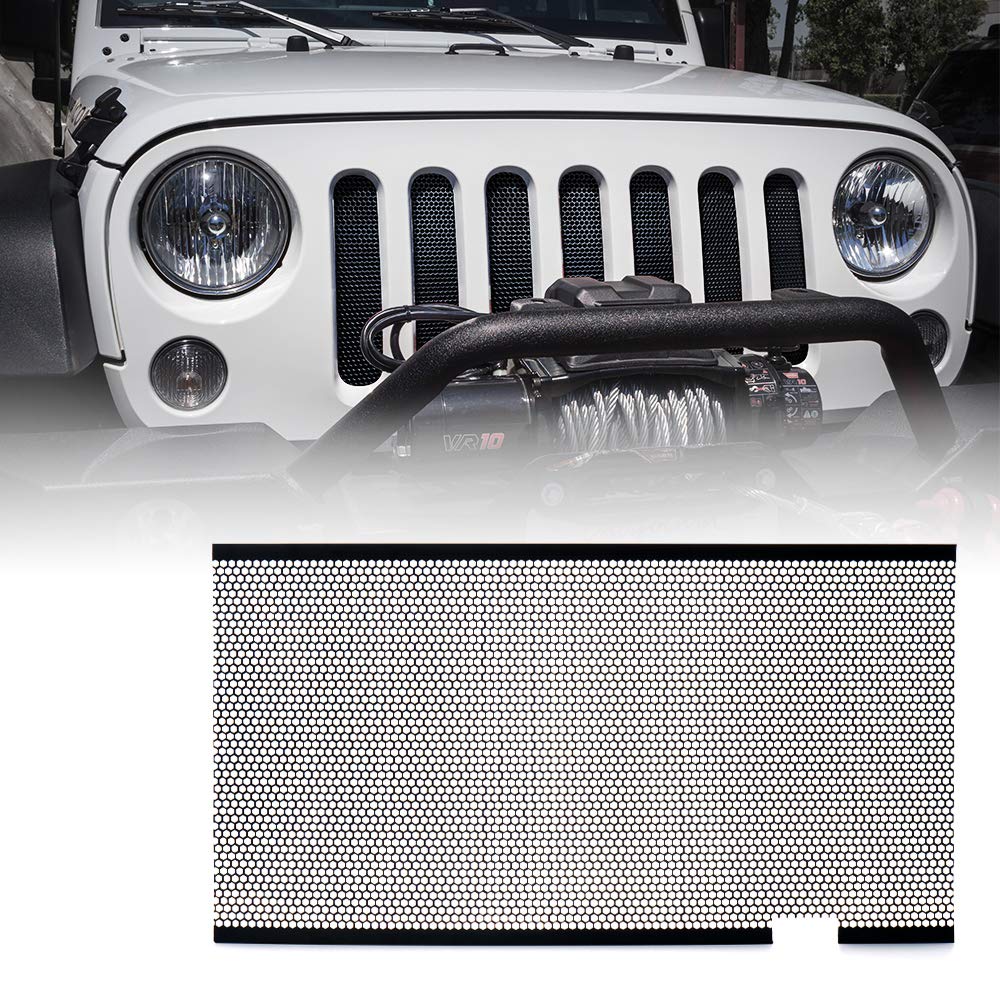 Stainless Steel Jeep Grille Insert For 2007-2018 Jeep Wrangler JK