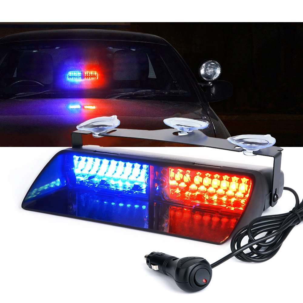 Windshield LED Strobe Lights with Suction Cups | Undercover Series