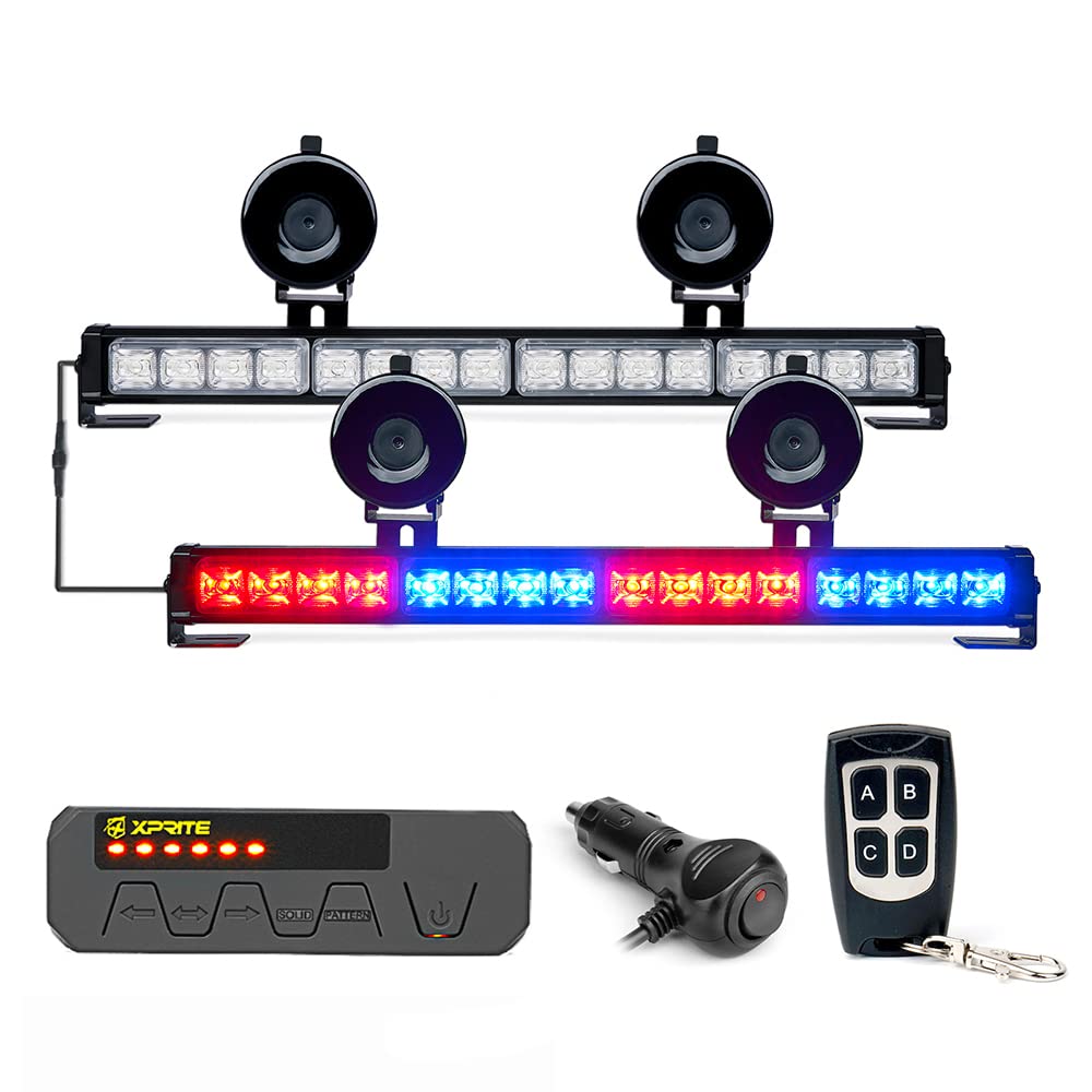 17" Dual LED Directional Traffic Advisor Light Bars | Contract G2 Series