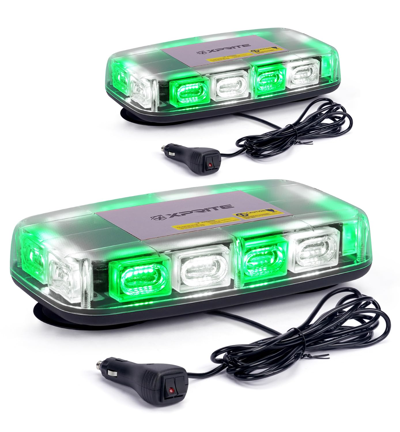 2PCS Upgraded 12" 72LED Rooftop Mini Strobe Lights