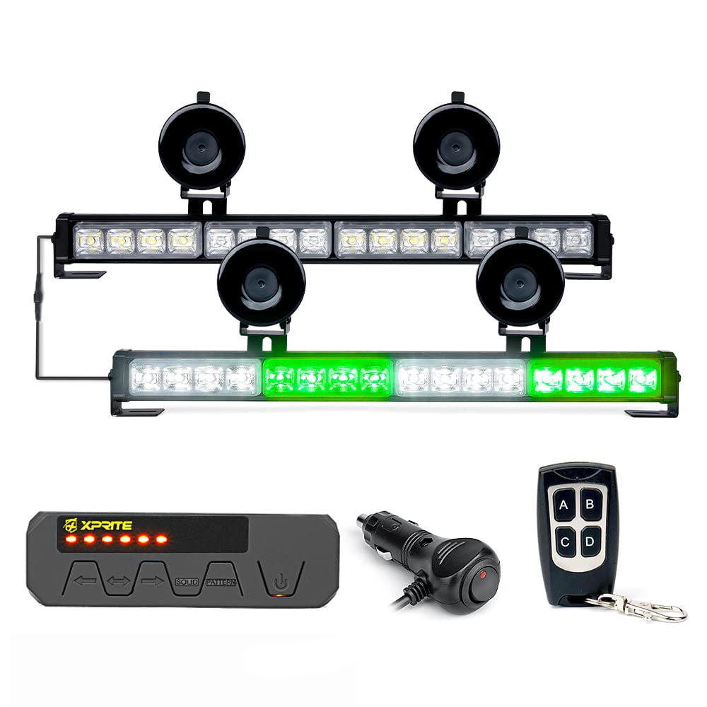 17" Dual LED Directional Traffic Advisor Light Bars | Contract G2 Series