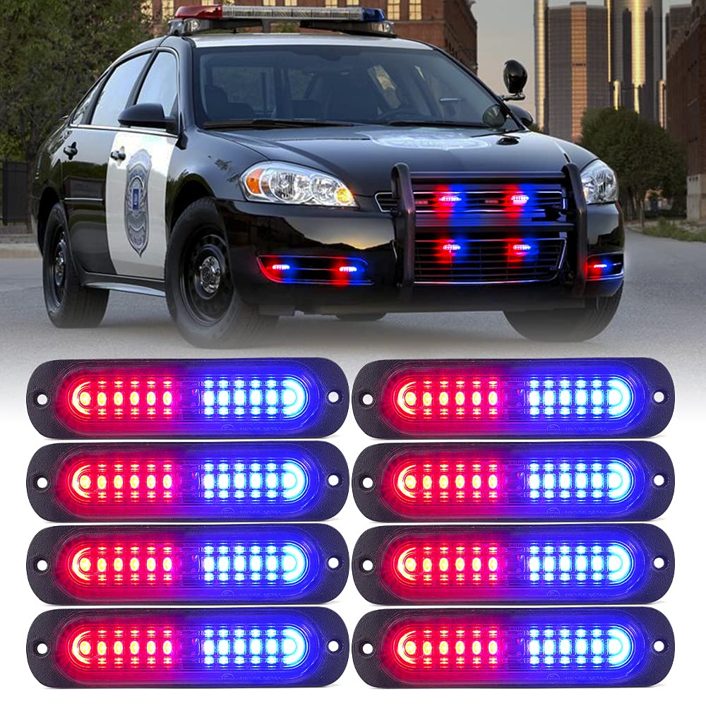 Flush Mount Side Marker Emergency Strobe Light - Set of 4 | Alert 12 Series