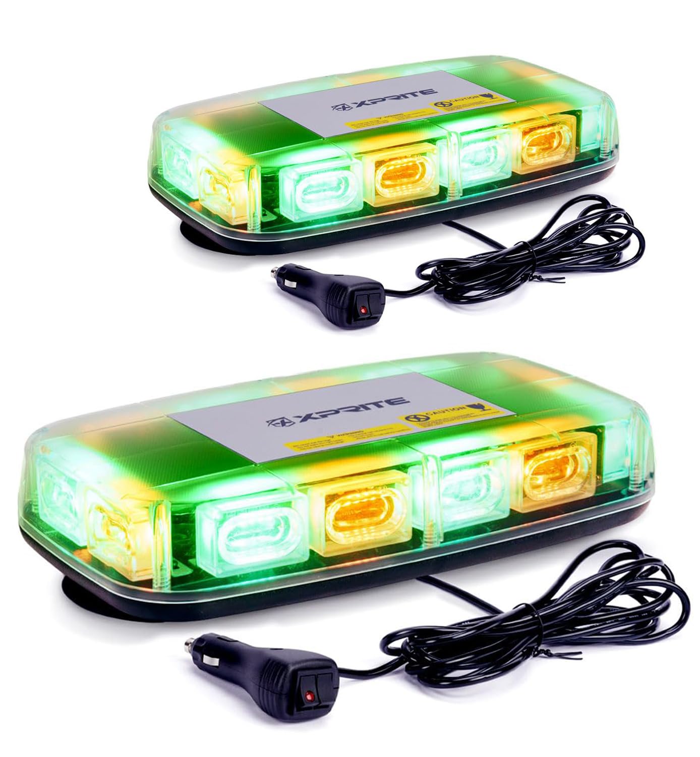 2PCS Upgraded 12" 72LED Rooftop Mini Strobe Lights