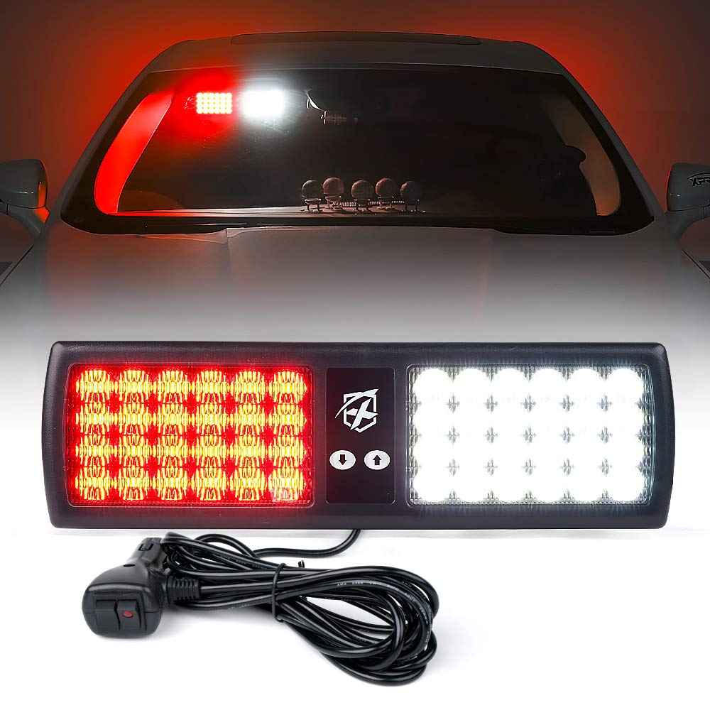 Windshield Visor 48 LED Strobe Lights | Decoy Series