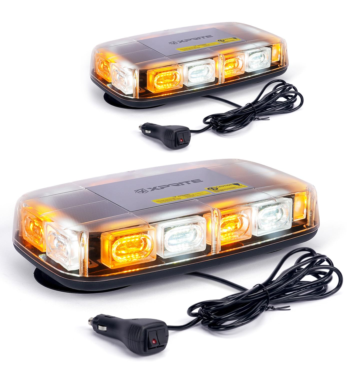 2PCS Upgraded 12" 72LED Rooftop Mini Strobe Lights