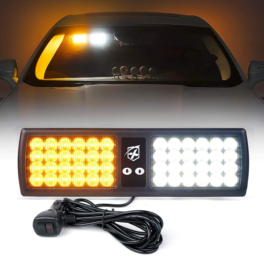 Windshield Visor 48 LED Strobe Lights | Decoy Series