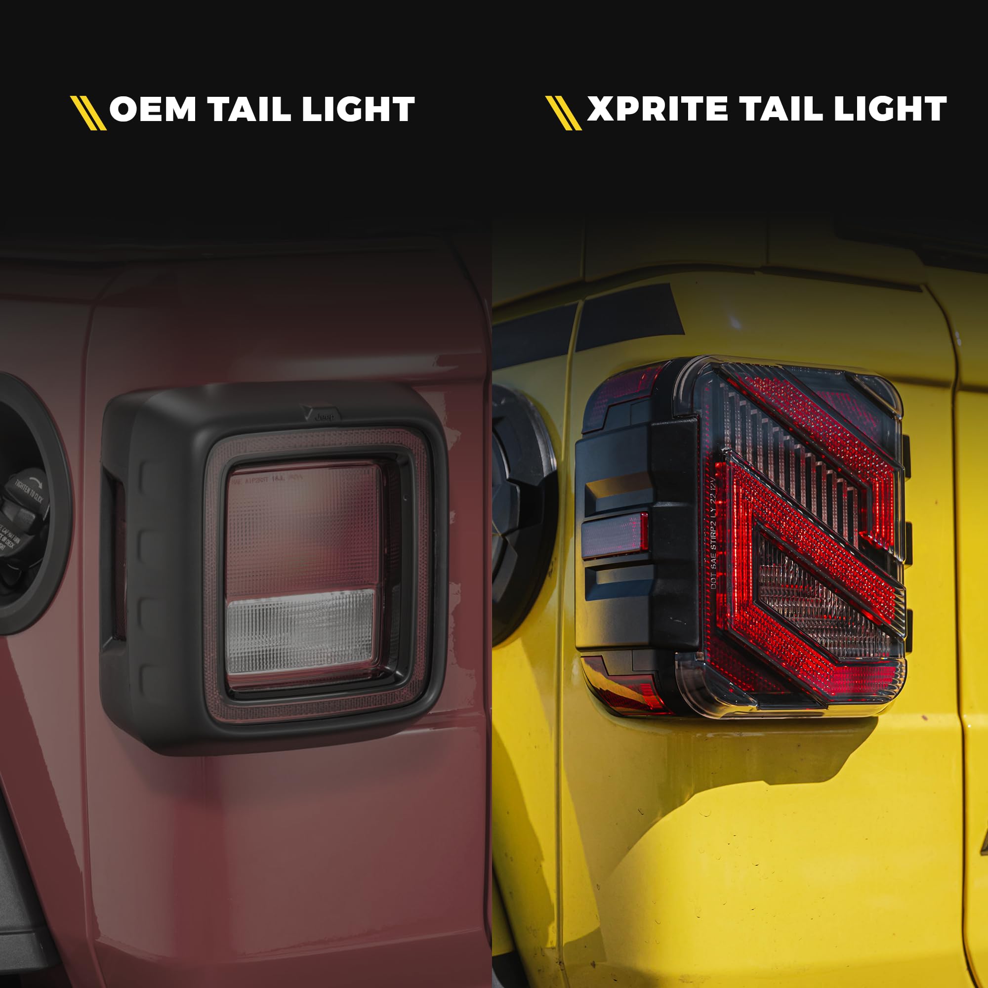 Jeep Wrangler JK Tail Lights | Savage Series