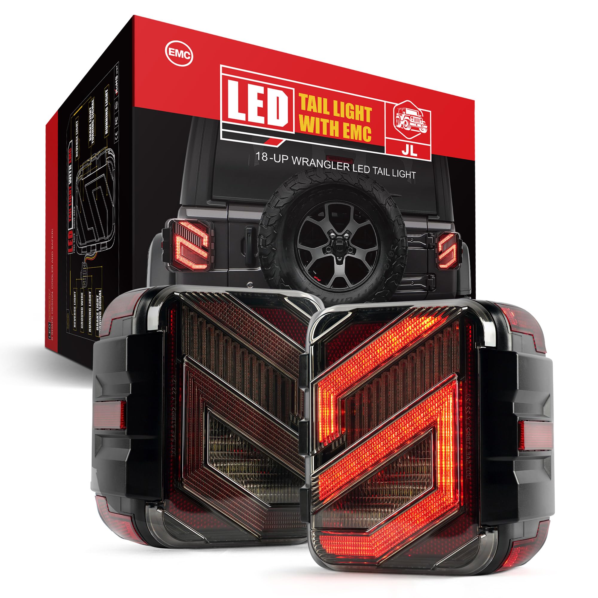 Jeep Wrangler JL Tail Lights | Savage Series