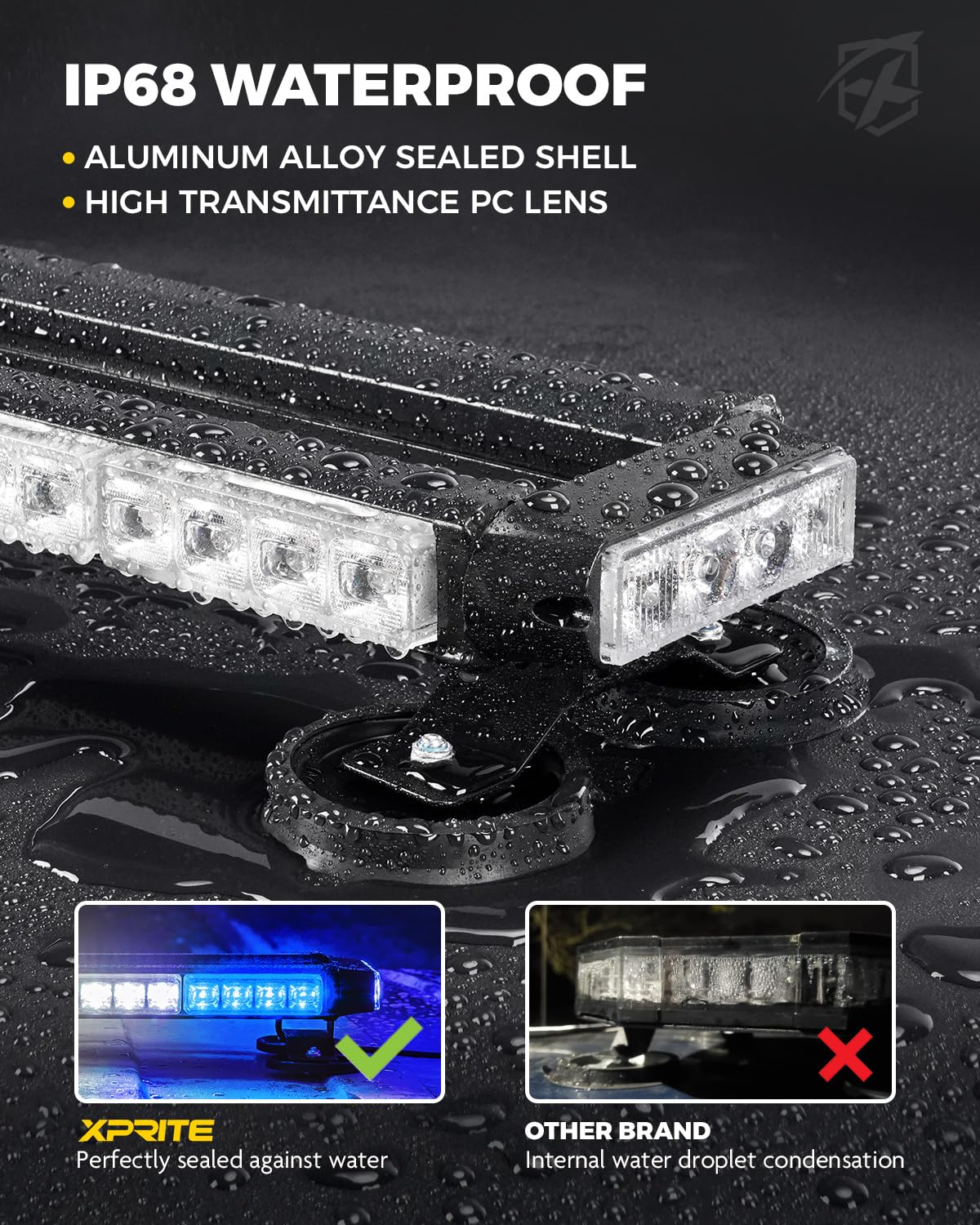 Rooftop Emergency Strobe Light Bar for POV Vehicles Trucks