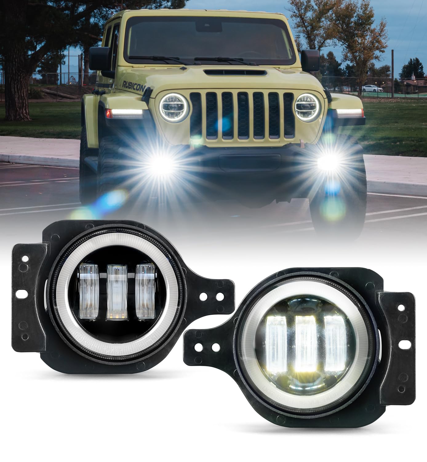 4" Jeep Fog Lights | III Series