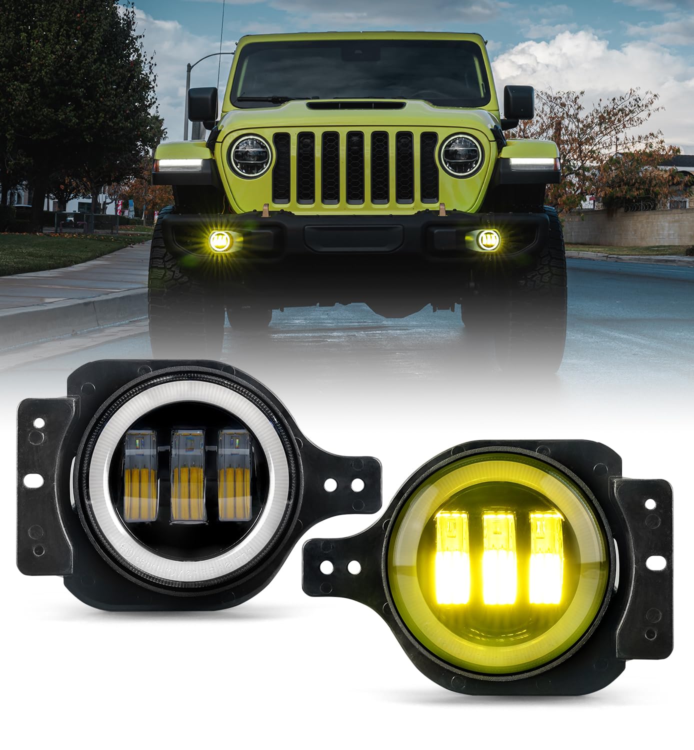 4" Jeep Fog Lights | III Series