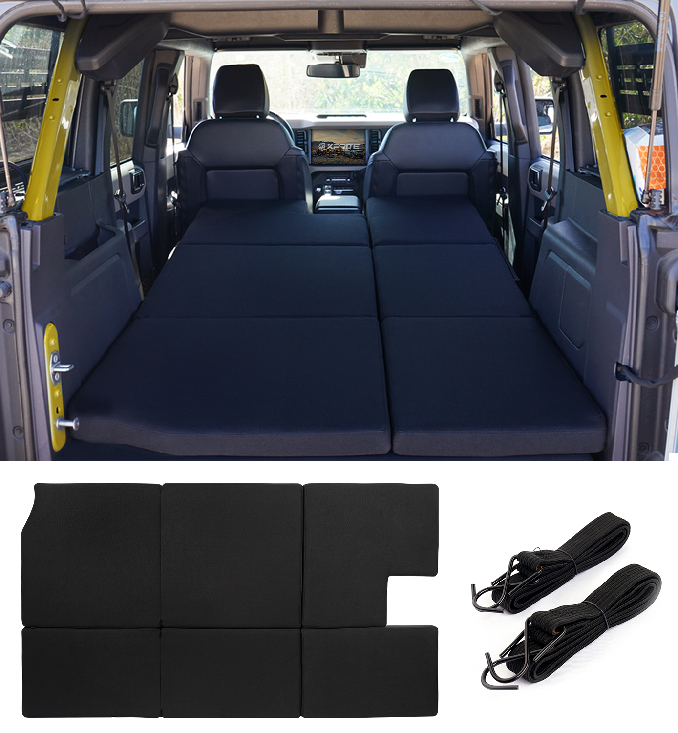 Xprite 1.6inch Premium Camping Mattress for Ford Bronco 2021–2025