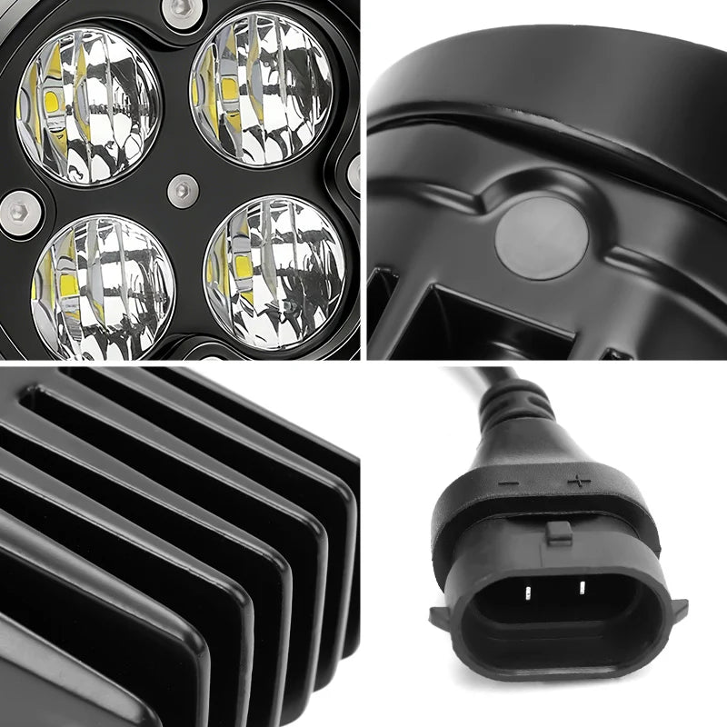 Aluminum Housing LED Fog Lights Kit for 2016-2023 Toyota Tacoma