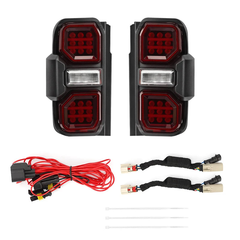 Raptor Style Full LED Tail Lights Assembly for 2021-2024 2/4 Door Bronco