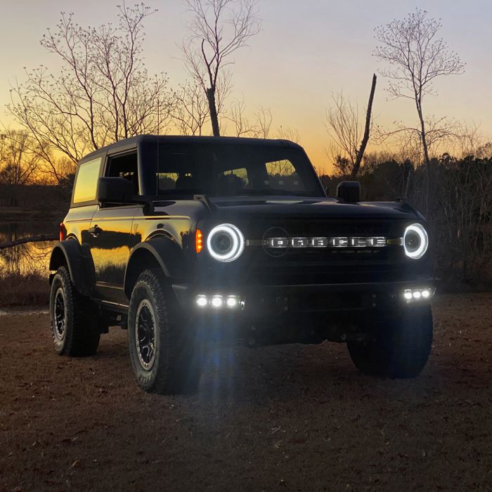 Ford Bronco Modular Bumper Fog Lights | Aluminum Material