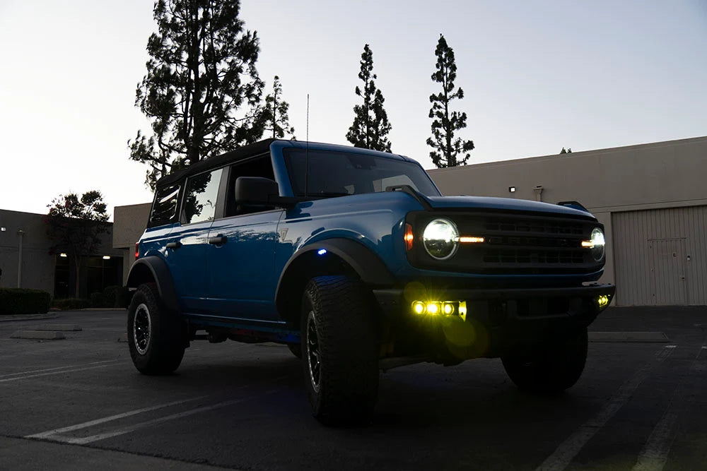 Ford Bronco Modular Bumper Fog Lights | Aluminum Material