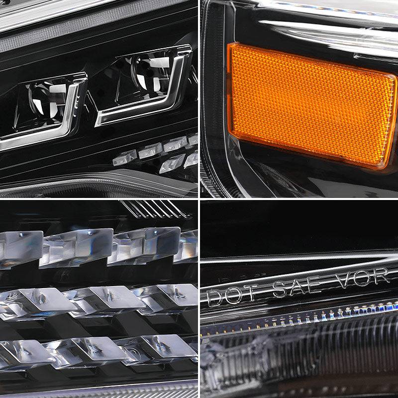 Full Quad LED Projector Headlights for 2014-2024 Toyota 4runner