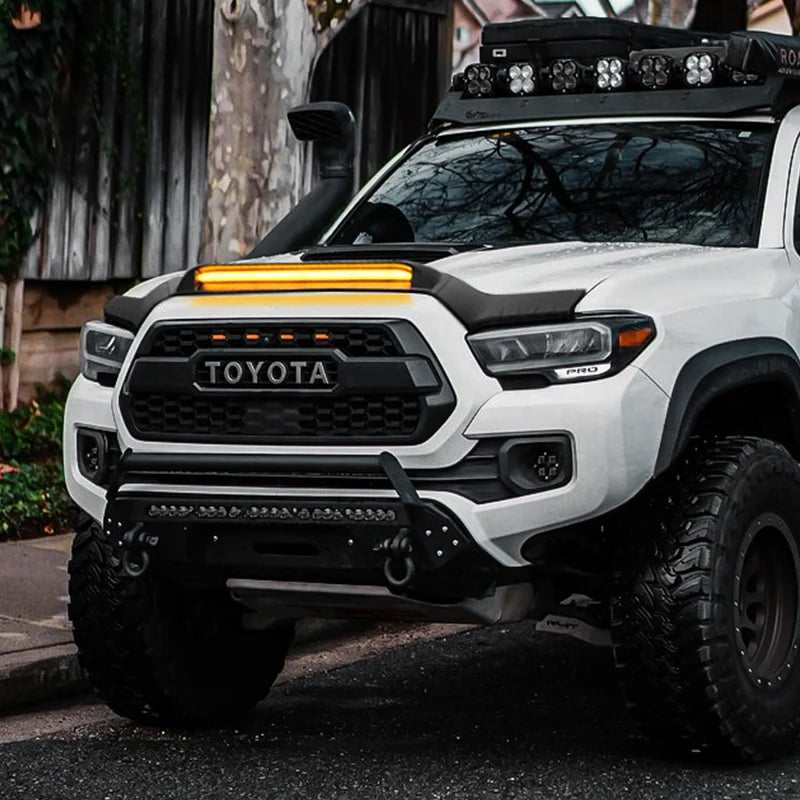 Hood Deflector with Turn Signal Lights for 2016-2023 Toyota Tacoma