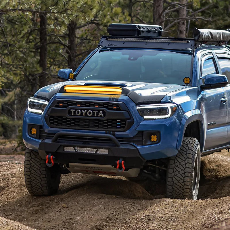 Hood Deflector with Turn Signal Lights for 2016-2023 Toyota Tacoma