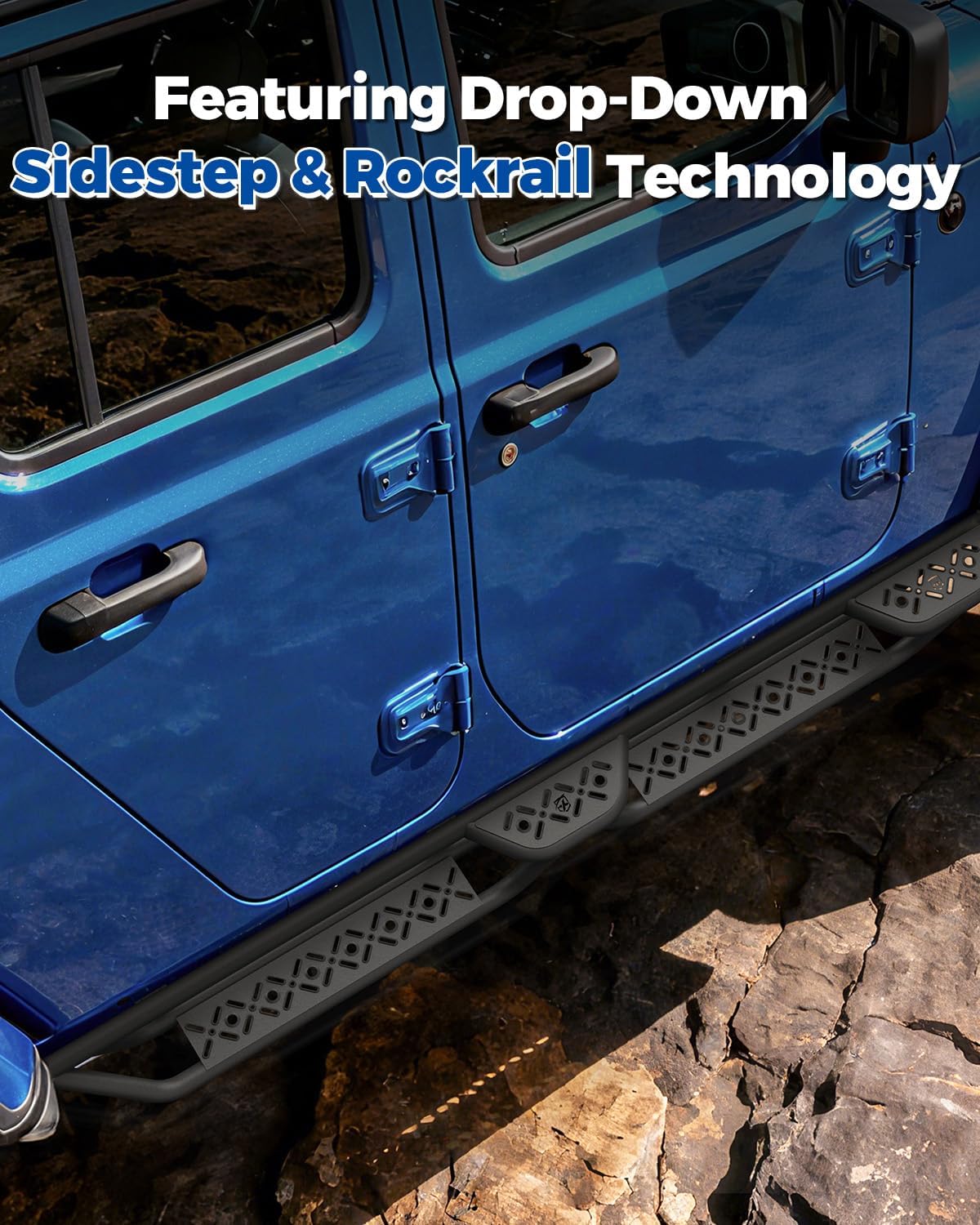 Jeep Running Boards Dual Steps for Gladiator JT 2020-2026