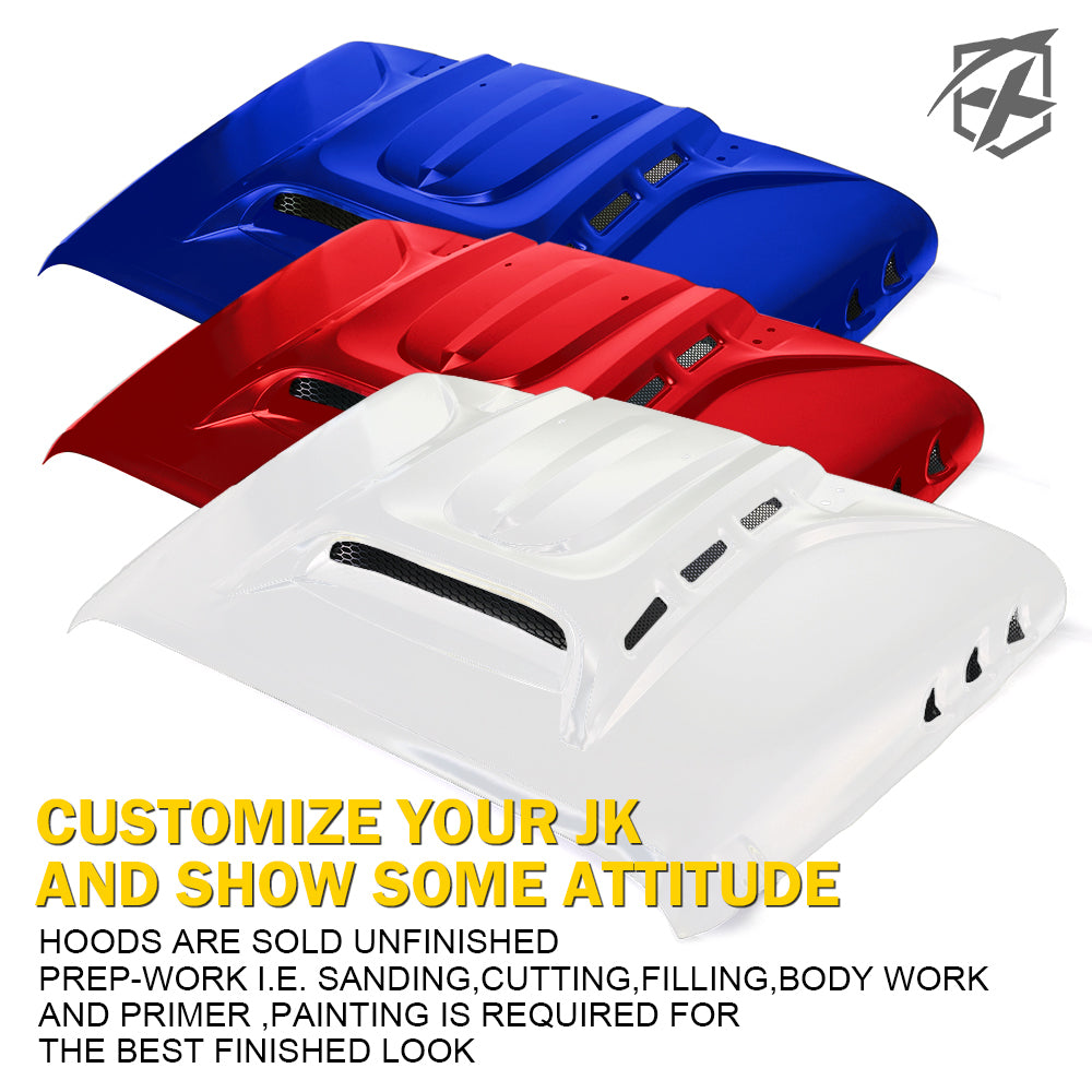 jeep wrangler jk hoods