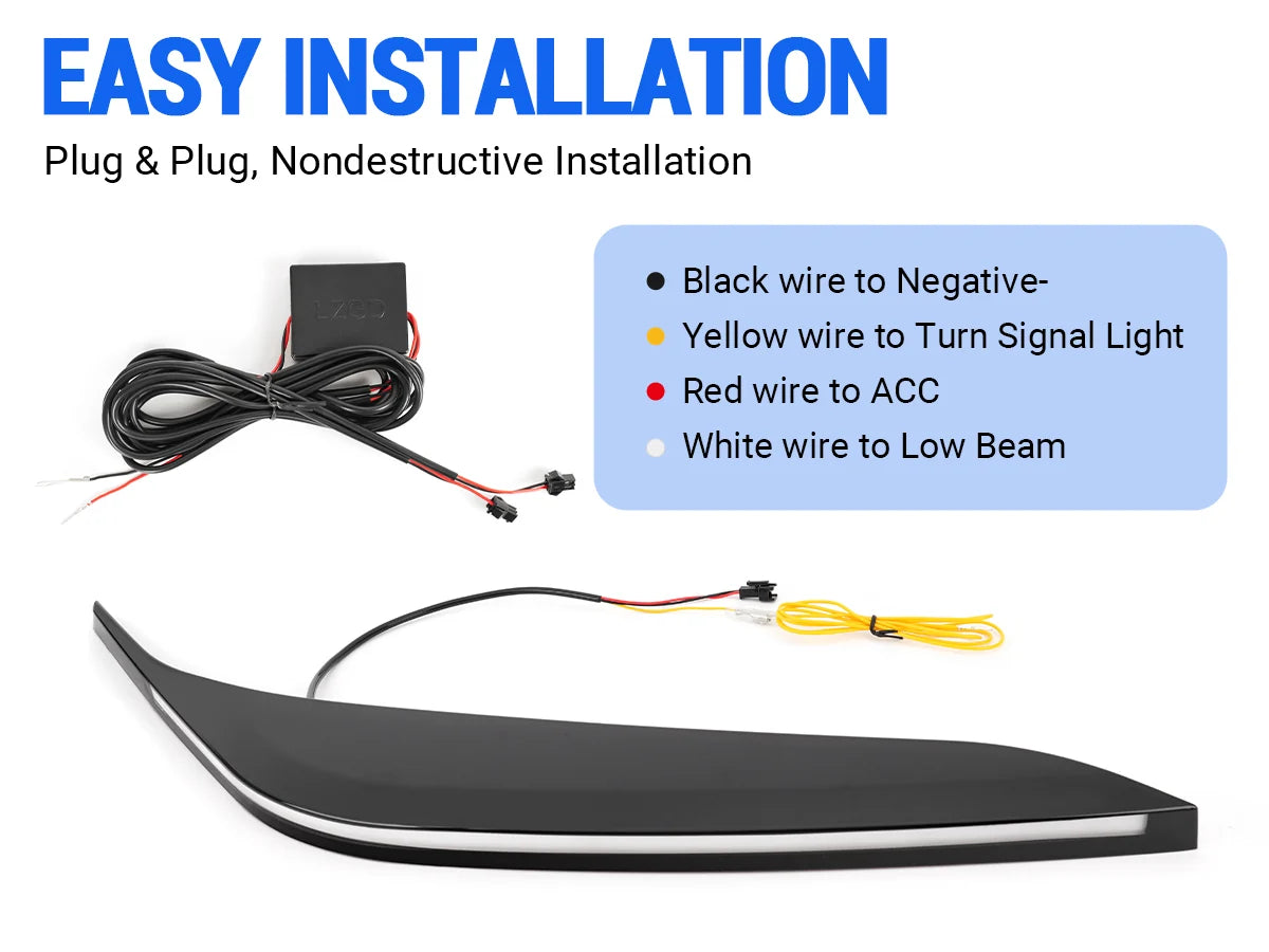 LED Daytime Running Lights for 2022-2026 Toyota Tundra
