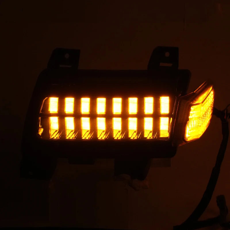 LED Turn Signal Lights with DRL & Side Marker for 2018-2025 Jeep Wrangler JL Sport Jeep Willys Sport