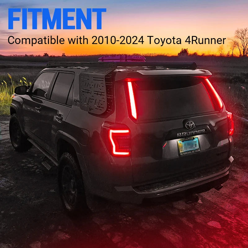 Brake Lights with Sequential Turn Signal for 2010-2024 Toyota 4Runner