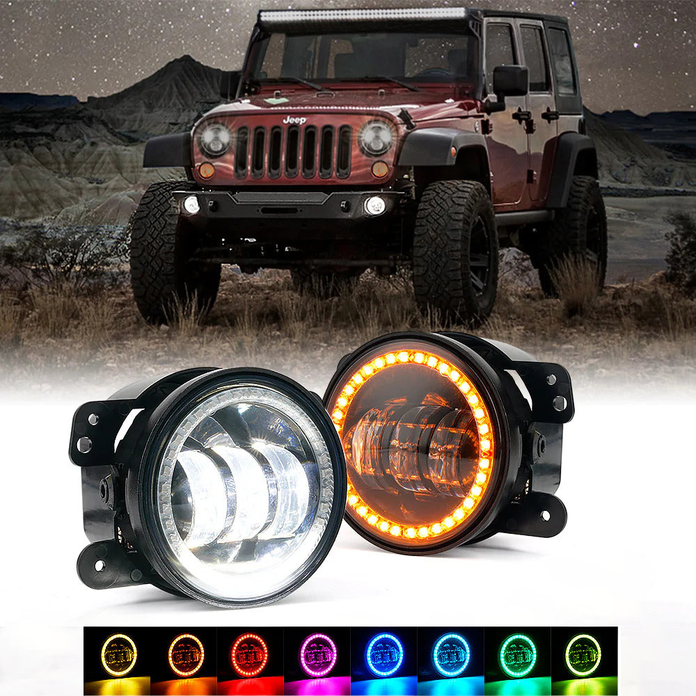 Xprite 4 in. RGB LED Halo Fog Lights Escapade Series Xprite 4 in. RGB LED Halo Fog Lights Escapade Series