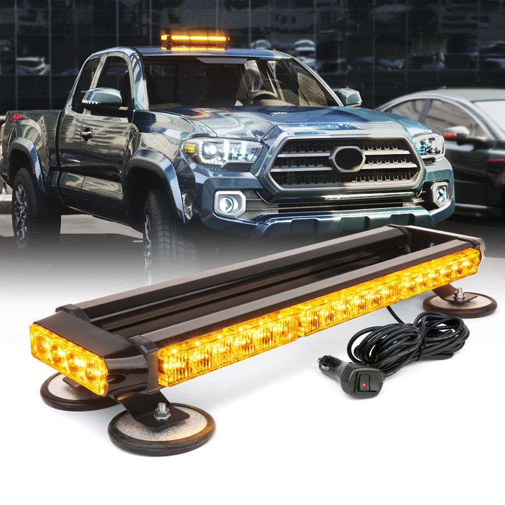 20" LED Rooftop Strobe Light Bar with Magnetic Base | Pursuit Series