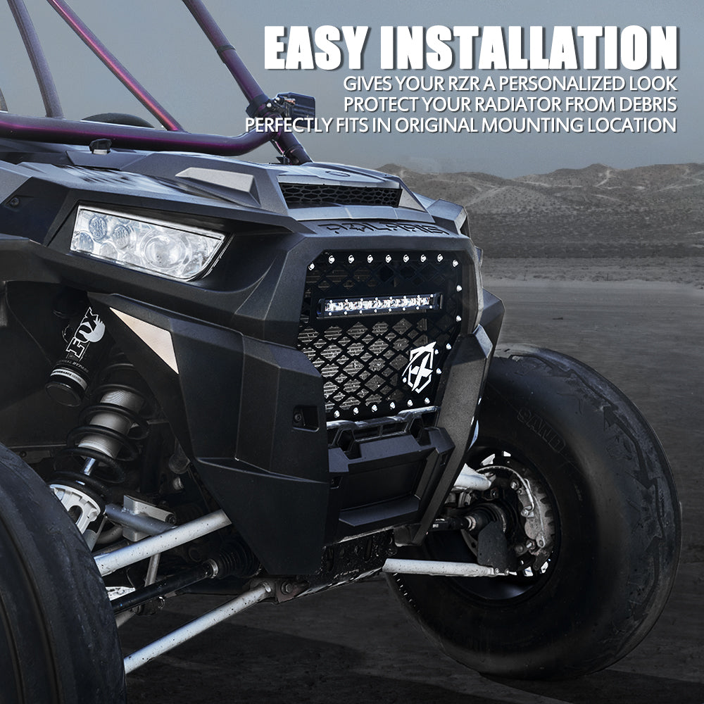 Black Steel Mesh Grille VS