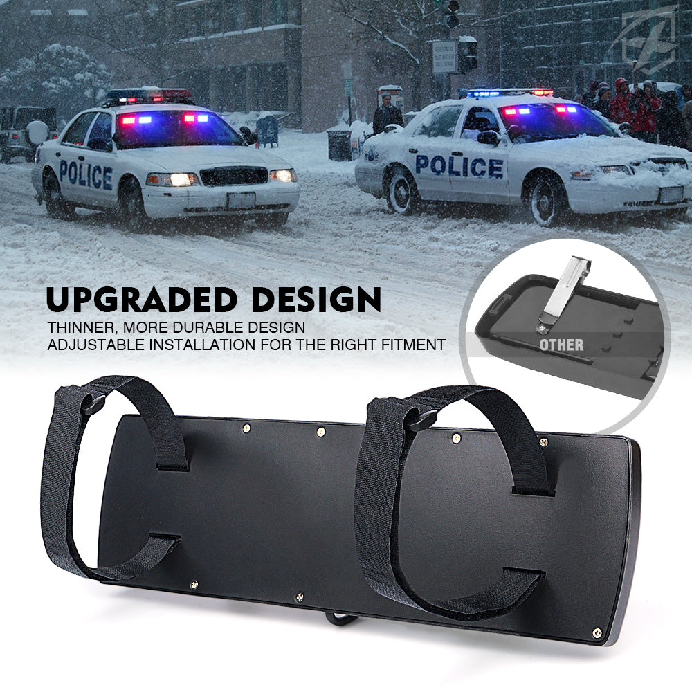 Dual Windshield Sun Visor Strobe Lights | Agent Series