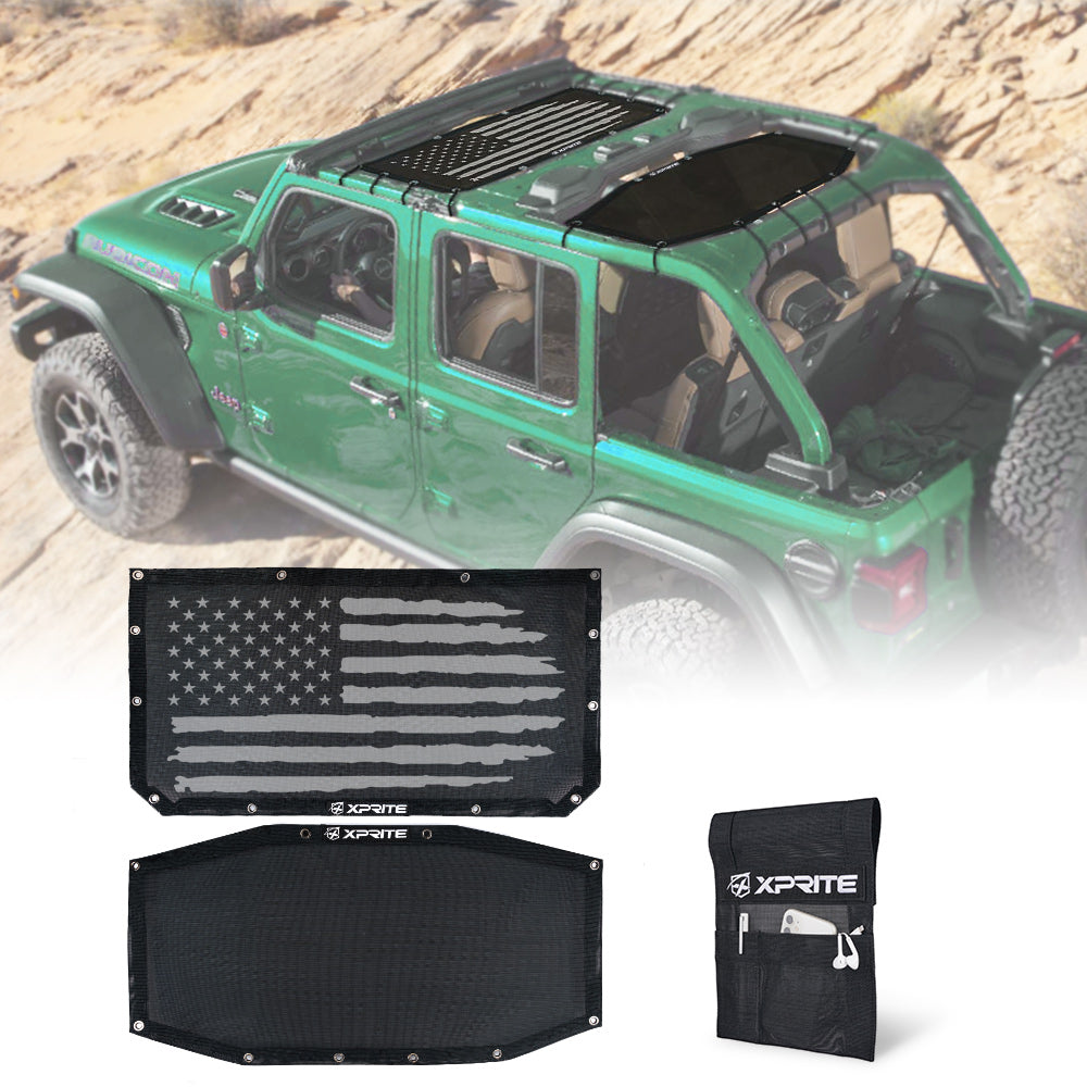 Jeep Bikini Mesh Sunshade Top for Wrangler JLU