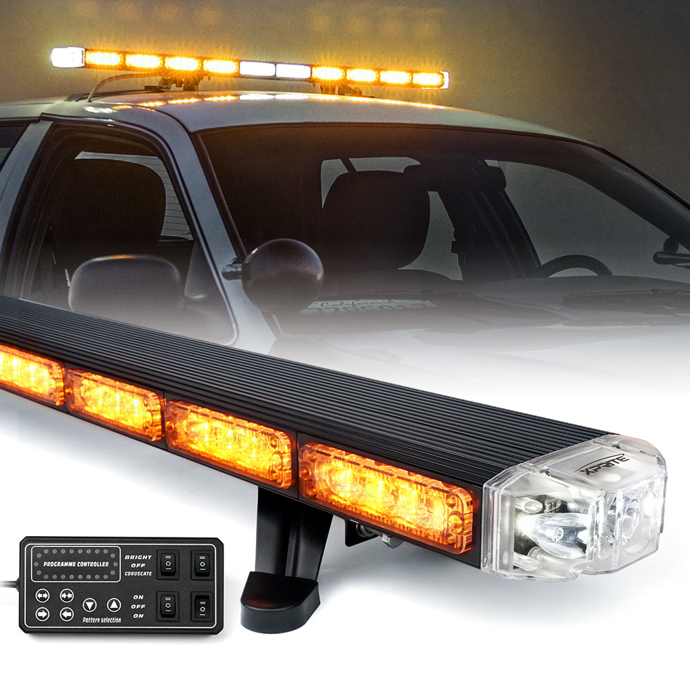 Xprite 48 Amber Sparrow x Series Traffic Advisor LED Strobe Light Bar