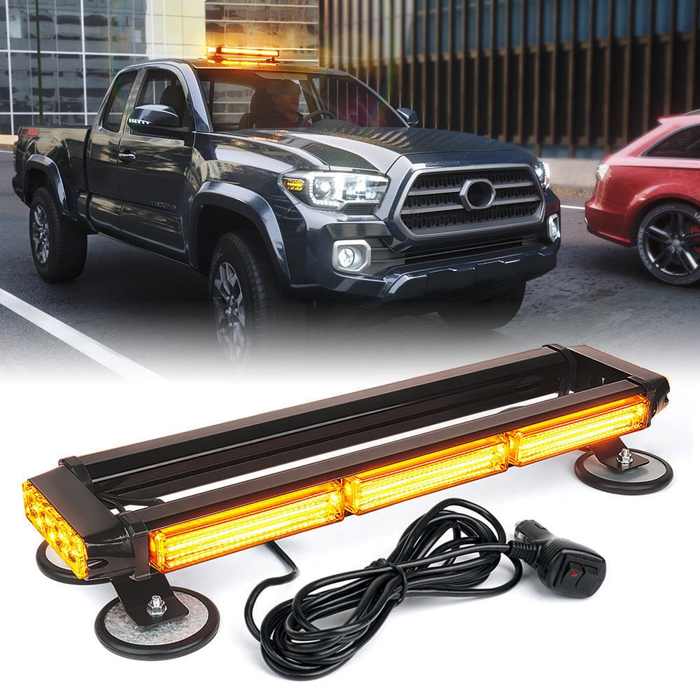 20" Rooftop LED Emergency Light Bar with Magnetic Base | Pursuit Series