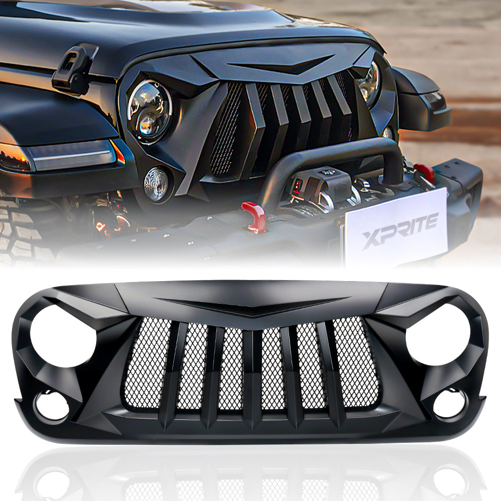 Jeep Grille for 2007-2018 Jeep Wrangler JK