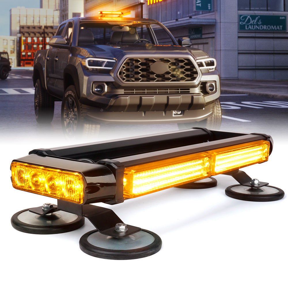 14.5" Mini Strobe Light Bar with Magnetic Mount | Pursuit Series