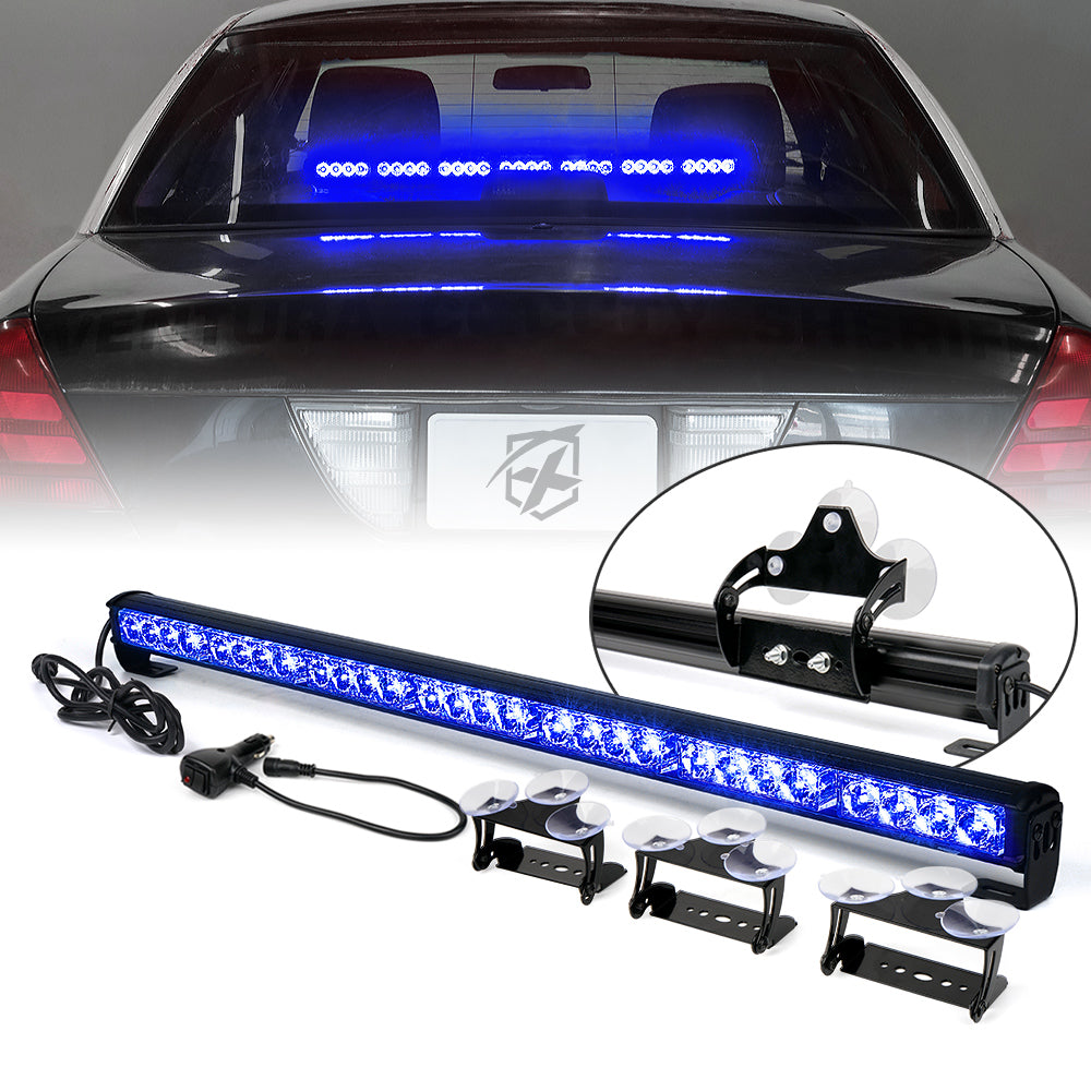 31.5" LED Traffic Advisor Light Bar with Suction Cup Mount