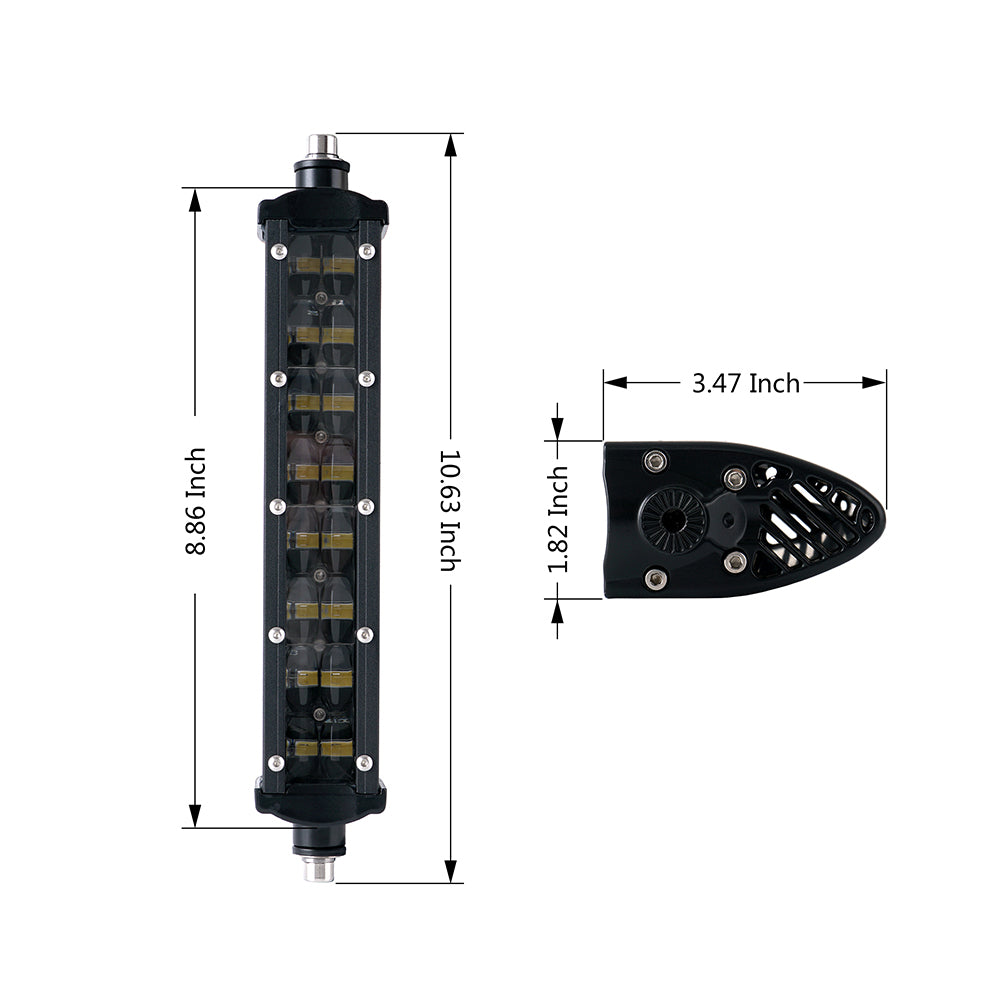 10" Dual LED Light Bar Kit