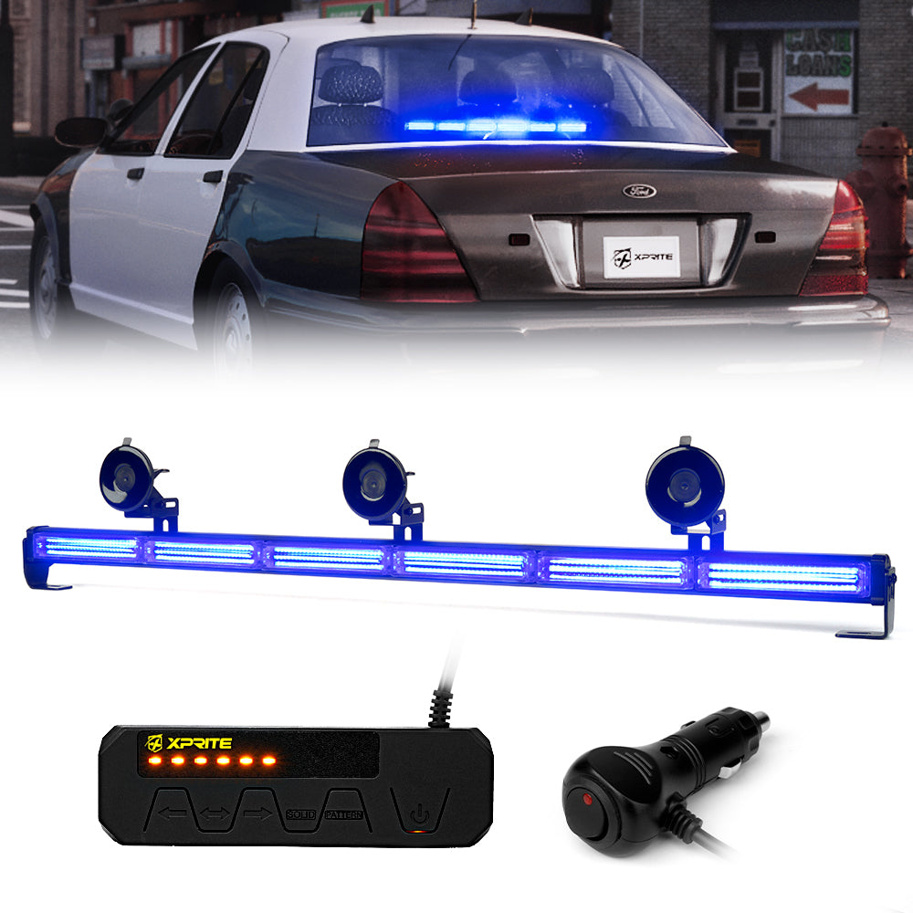 35" COB Traffic Advisor Strobe Light Bar | Warrant G2 Series