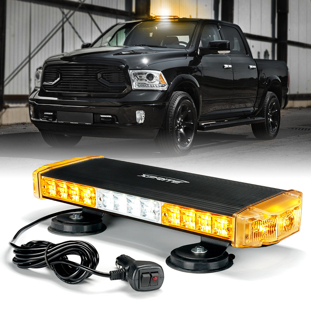 18" Emergency Strobe Light Bar with Magnetic Mount | Response Series